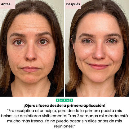 Rejuvenece tu mirada naturalmente con colágeno y baba de caracol.