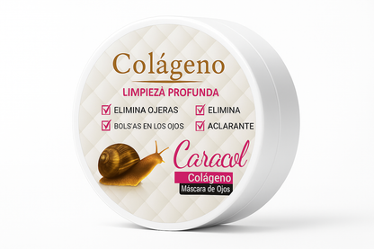 Rejuvenece tu mirada naturalmente con colágeno y baba de caracol.