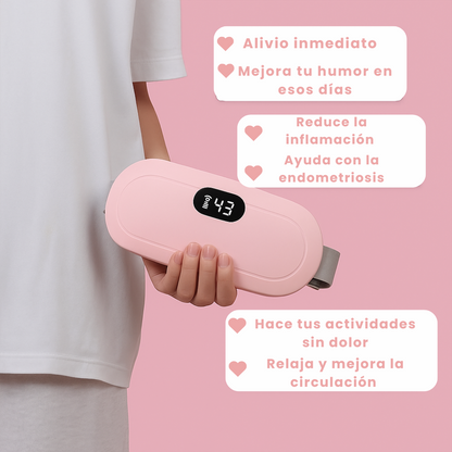 Alivio inmediato, seguro y natural del dolor menstrual.