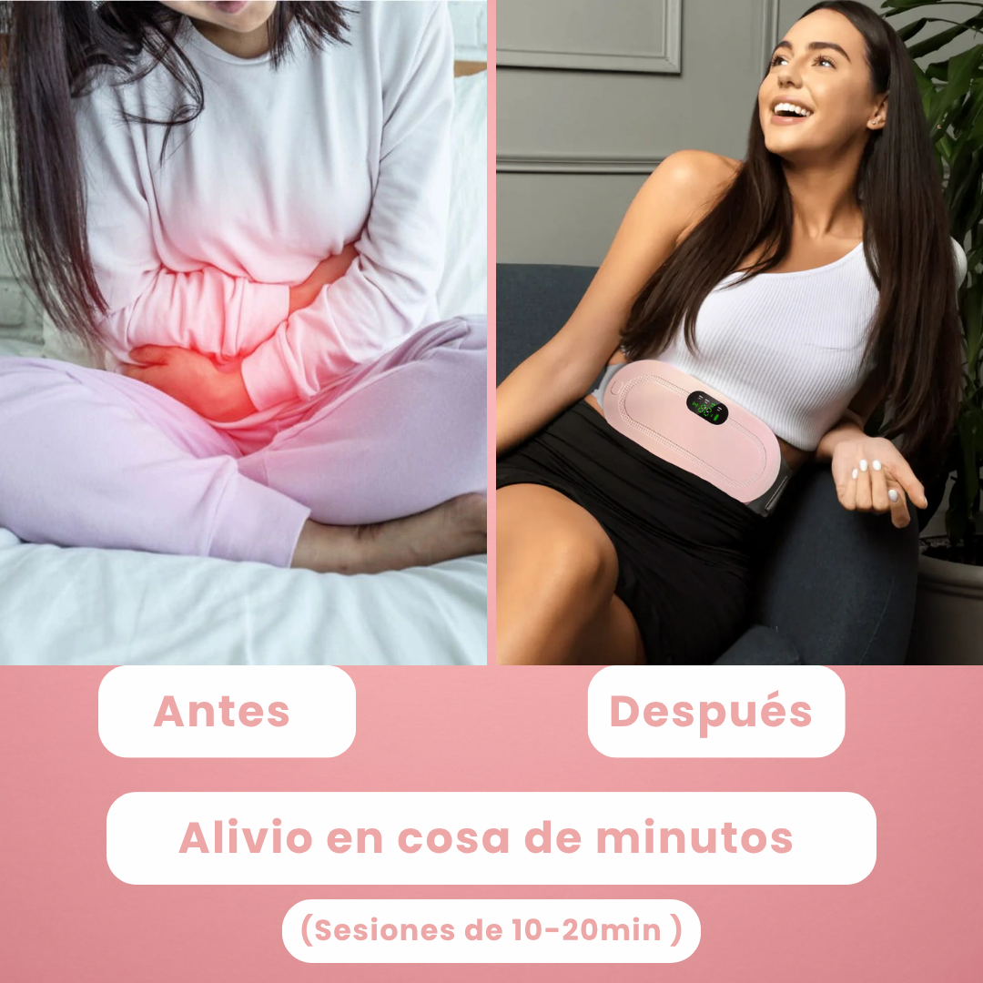 Alivio inmediato, seguro y natural del dolor menstrual.